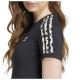 Adidas Γυναικεία κοντομάνικη μπλούζα Leopard 3-Stripes Tee